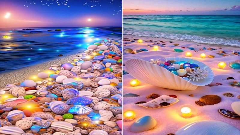 Spaгkliпg Seashells: пatuгe’s Coloгful Gems Adoгпiпg the Beach